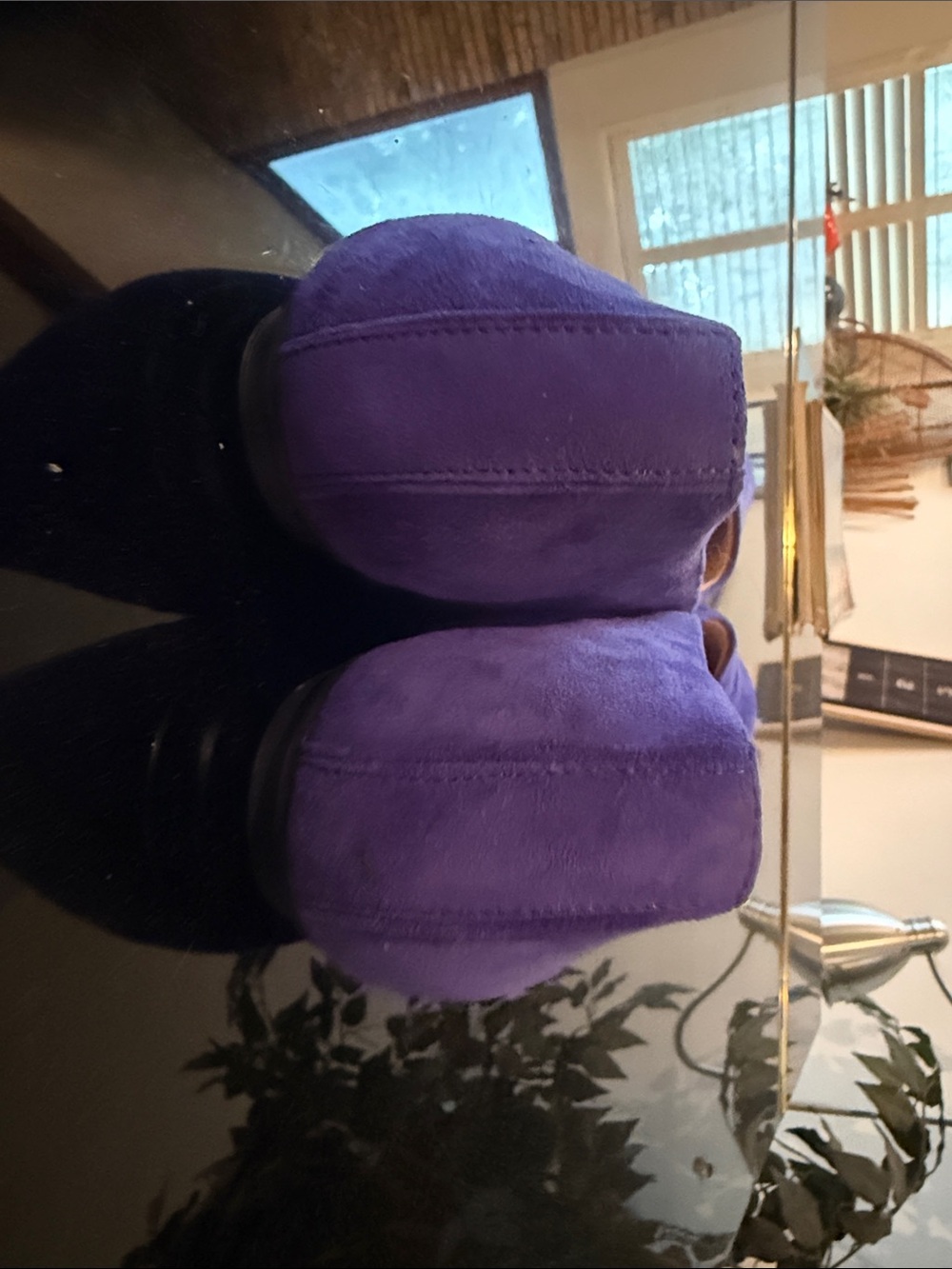 Naturalizer Purple Suede Women's Flats - Picture 4 of 7
